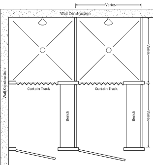 Shower/Dressing Area